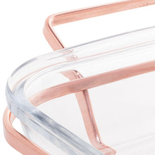 Load image into Gallery viewer, Rose Chrome Bakeware Serving Support 37x23cm.