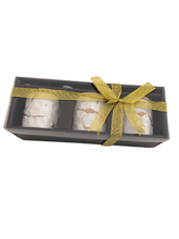 Load image into Gallery viewer, White Porcelaine Canister Set With Gold Design.