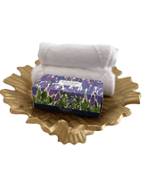 Load image into Gallery viewer, Gold Flower Cake Plate.