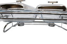 Charger l'image dans la galerie, Double serving chafing dish 2x1.5L.