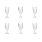 Crystal Palm Tree Goblet Glasses 450 ml – Set of 6 – image 9 | House Art
