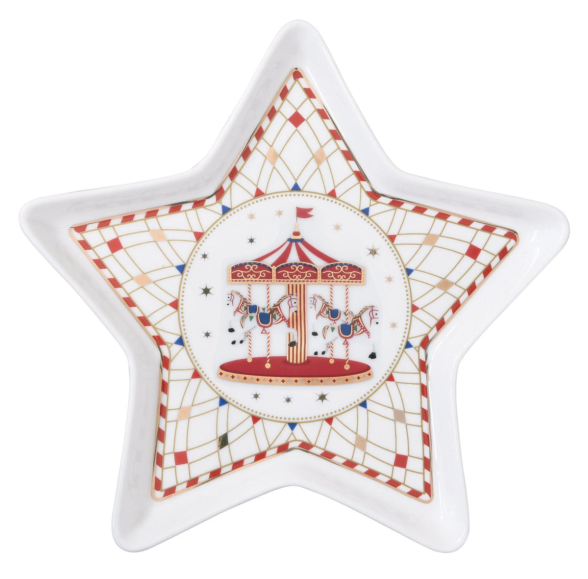 Serving Platter Star Christmas Wonderland