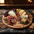 Atelier Wooden Serving Board with Stainless Steel Handle 36x2cm | House Art