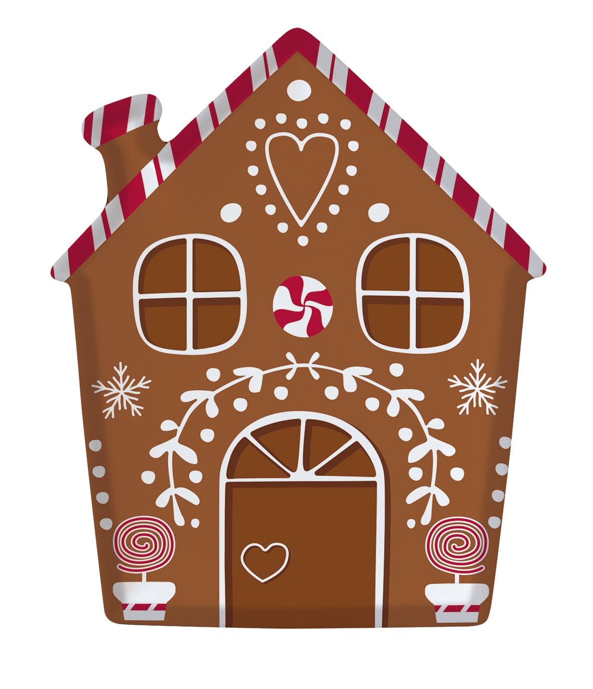 Serving Plate Gingerbread House.