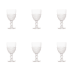 Heart Crystal Goblet 330ml – Set of 6 – image 3 | House Art