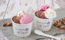 Load image into Gallery viewer, Set of 2 Ice Cream Cups
