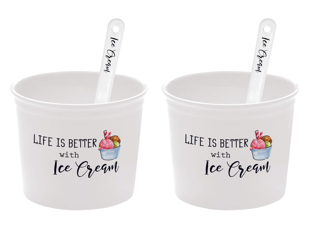 Set of 2 Ice Cream Cups