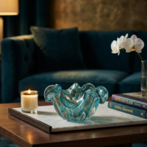The Blue Flower Centrepiece – 21 × 10 cm