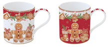 Load image into Gallery viewer, Mug Set Fancy Gingerbread
