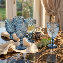 Lade das Bild in den Galerie-Viewer, Das blaue Glas-Set von 6-345ml
