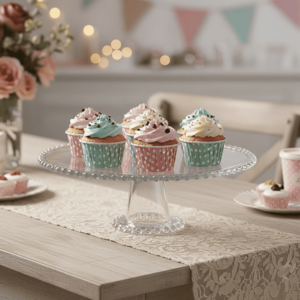 Pearl Crystal Cake Stand – 31 cm – image 6 | House Art