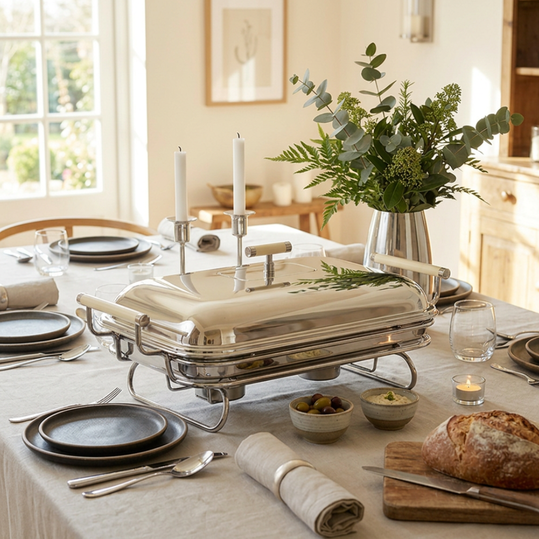 Rechaud Chafing Dish Rectangulaire 3L