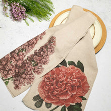 Charger l&#39;image dans la galerie, Lot de 2 torchons de cuisine pivoine et lilas
