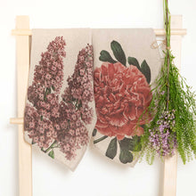 Charger l&#39;image dans la galerie, Lot de 2 torchons de cuisine pivoine et lilas
