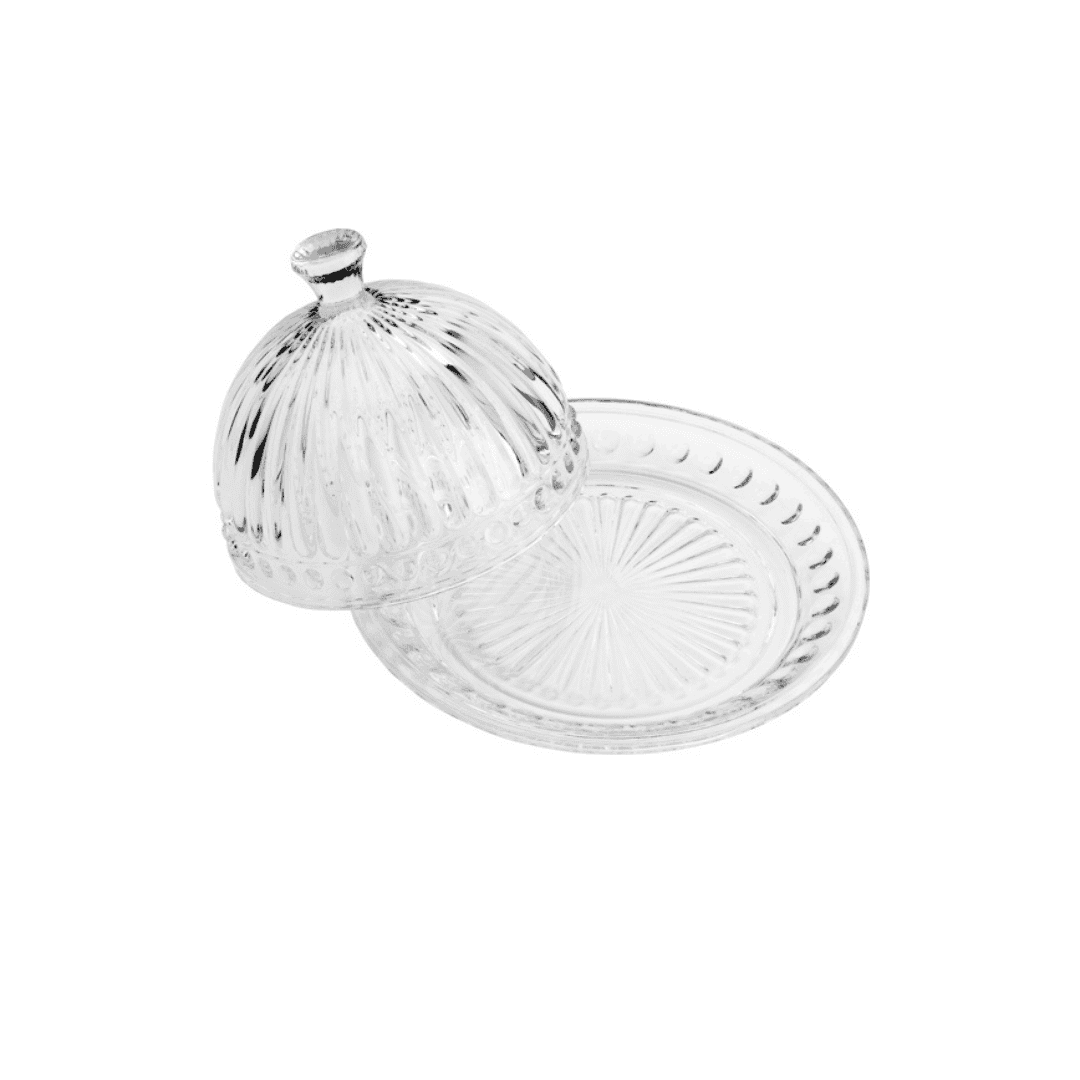 Empire Crystal Plate and Cover 20cm – image 3 | House Art