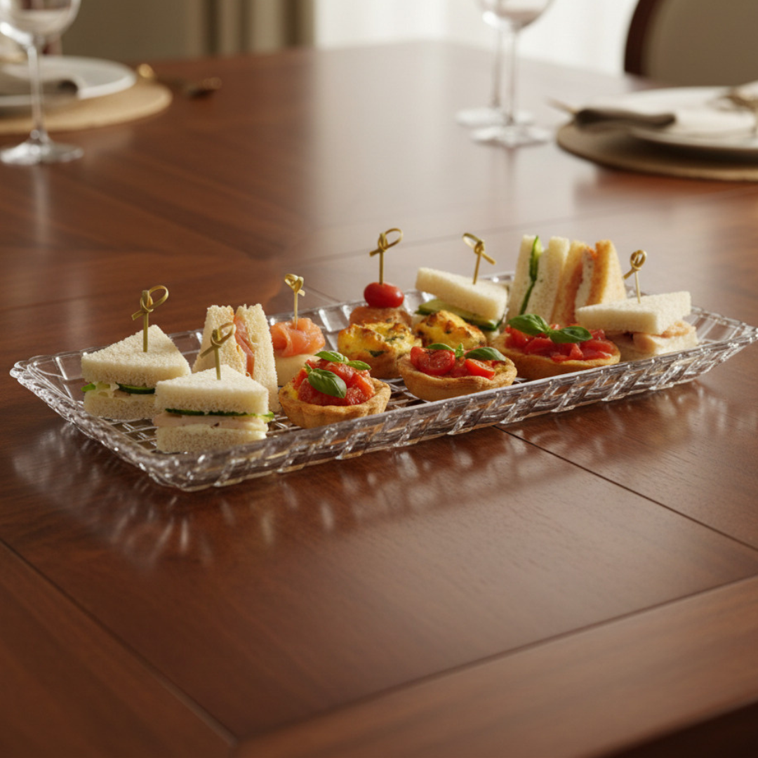 Tress Crystal Platter 25x13x2cm – image 4 | House Art