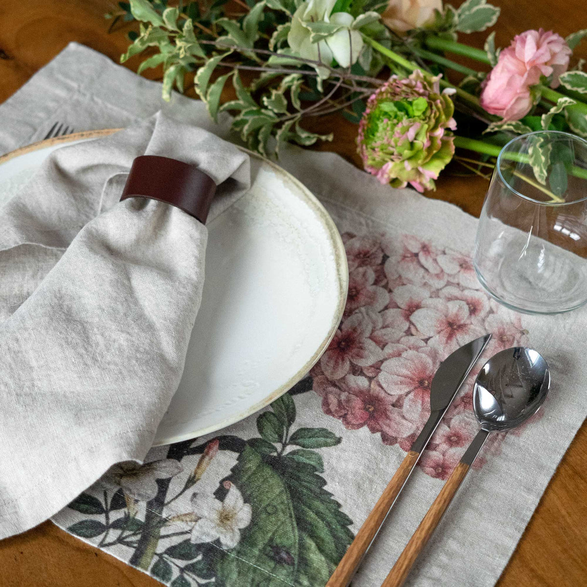 Set of 2 Placemats HORTENSIA.