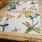 Set of 2 Placemats LAKESIDE DRAGONFLIES.