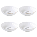 Fleurs et Papillons Set of 4 Soup Plate – image 5 | House Art