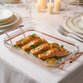 Rose Chrome Bakeware Serving Support  37x23cm | House Art