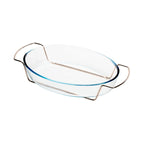 Rose Chrome Serving/Bakeware Dish  36x23cm.
