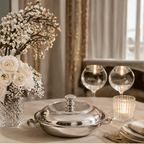 Monaco Stainless Steel Covered Serving Dish – 1.5 L – image 6 | House Art