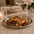 Monaco Stainless Steel Serving Plate – 29 cm | House Art