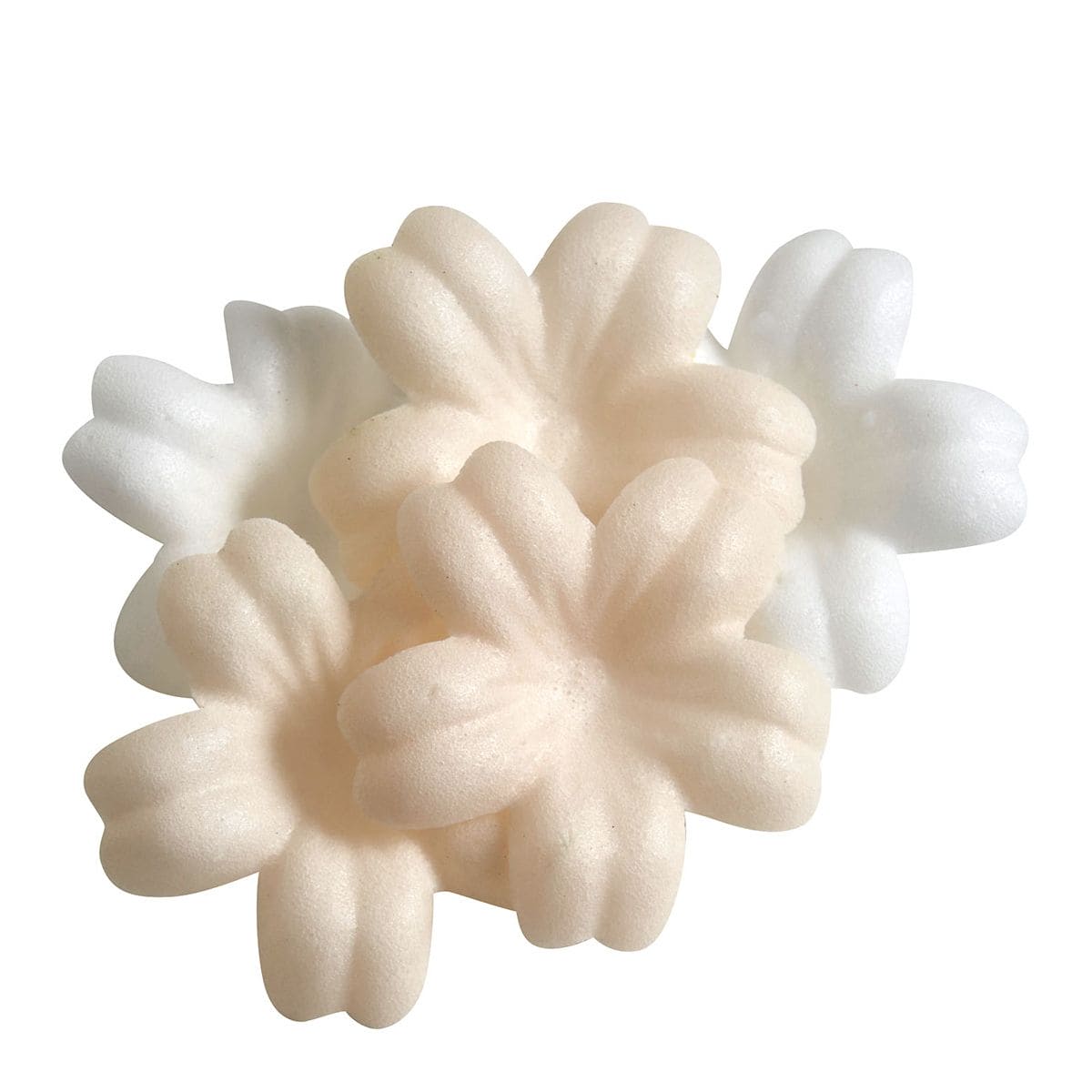 Box of white and nude scented soap petals - Parfum Rose.