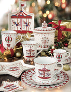 Serving Platter Star Christmas Wonderland.
