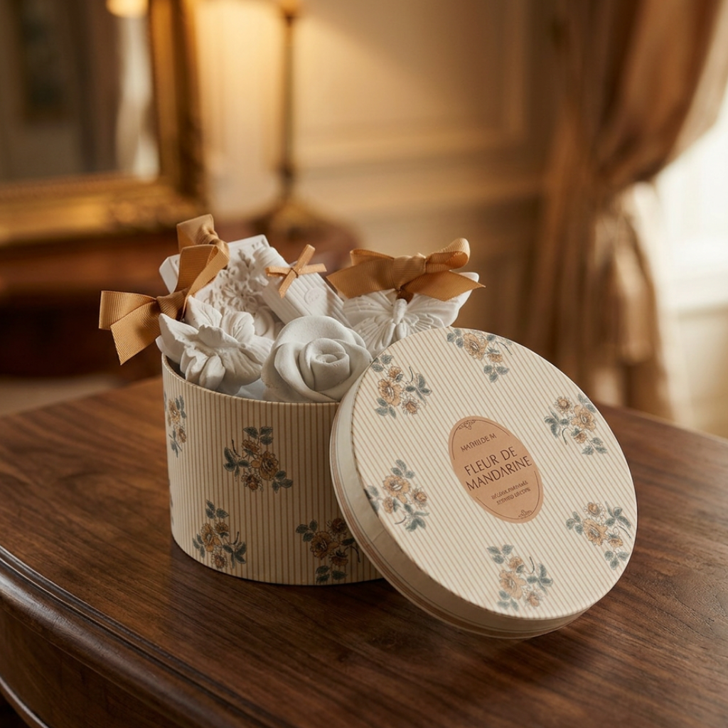 Set of 5 scented decorations - Fleur de Mandarine | House Art
