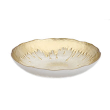 Load image into Gallery viewer, Gold Dipped Salad Bowl
