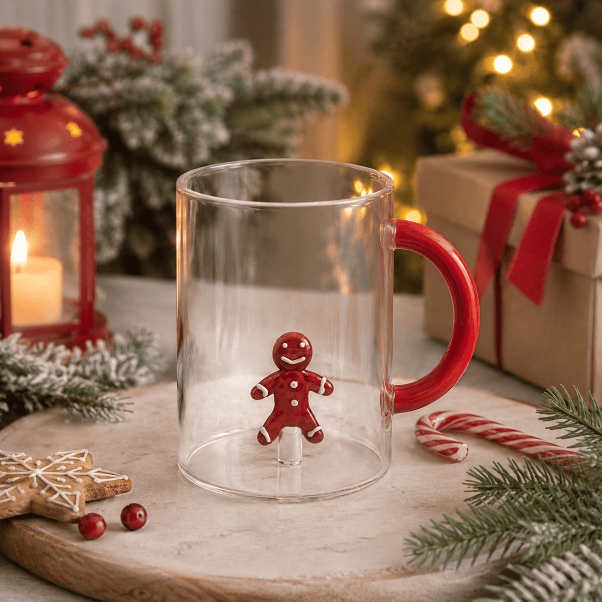 Tasse 3D Bonhomme en pain d'épices