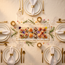 Charger l'image dans la galerie, Glass Tray with Gold Edge.
