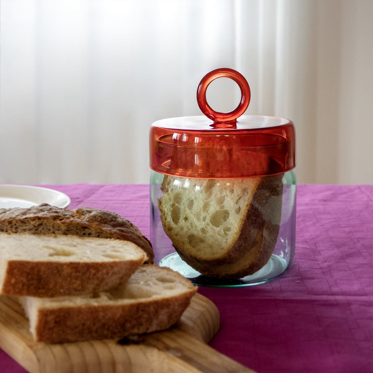 Jar 1L Red Ring.