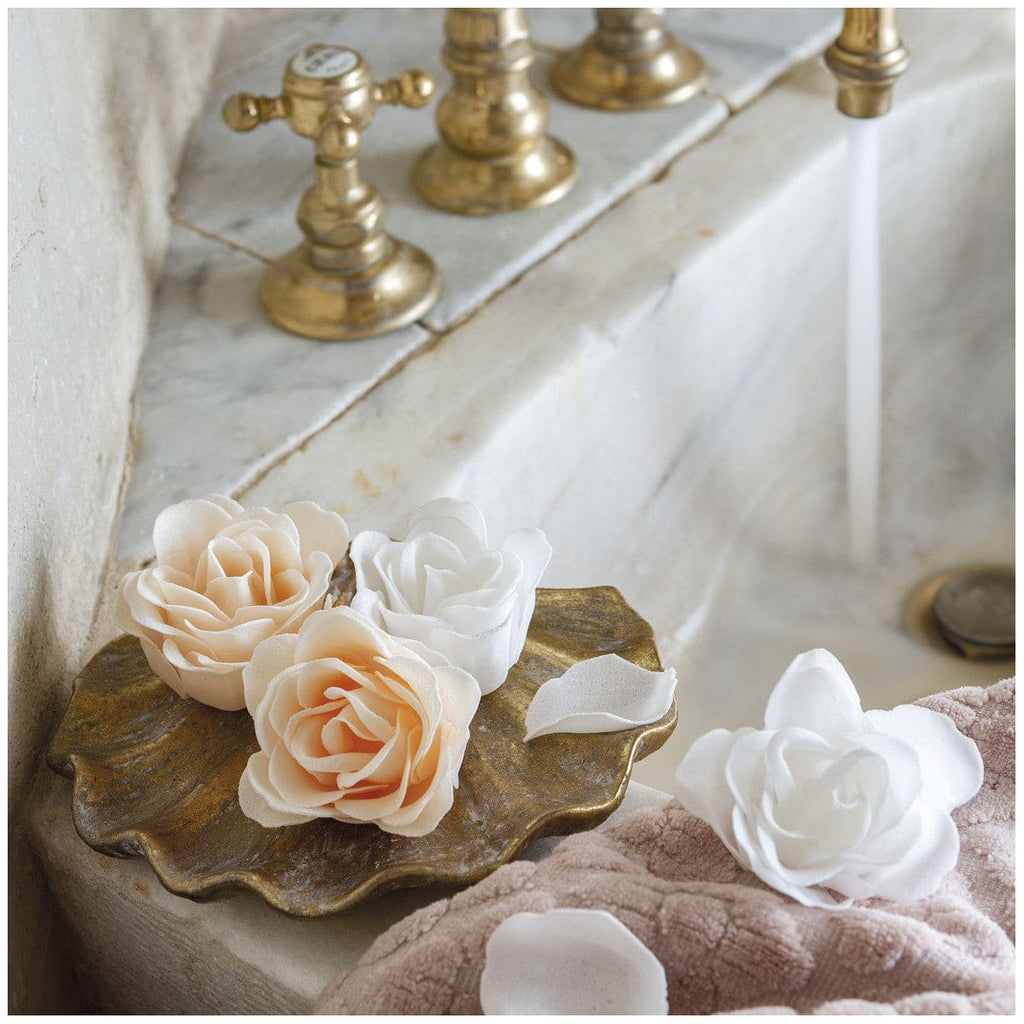 Nude rose scented soap ball - Rose scent.