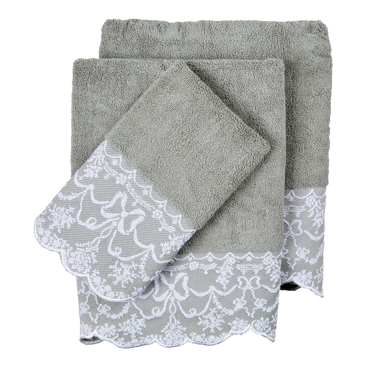Lace Aquarelle Guest Towel.