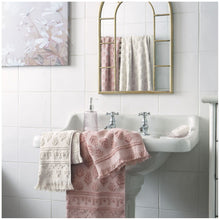 Load image into Gallery viewer, Petite Indienne Rose Guest Towel
