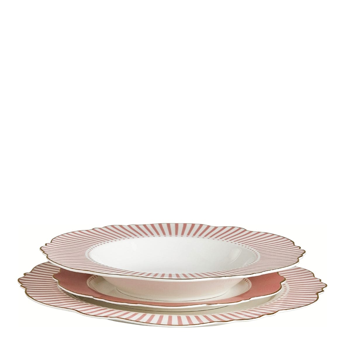 Dinner Plate Mrs.Recamier - Pink.