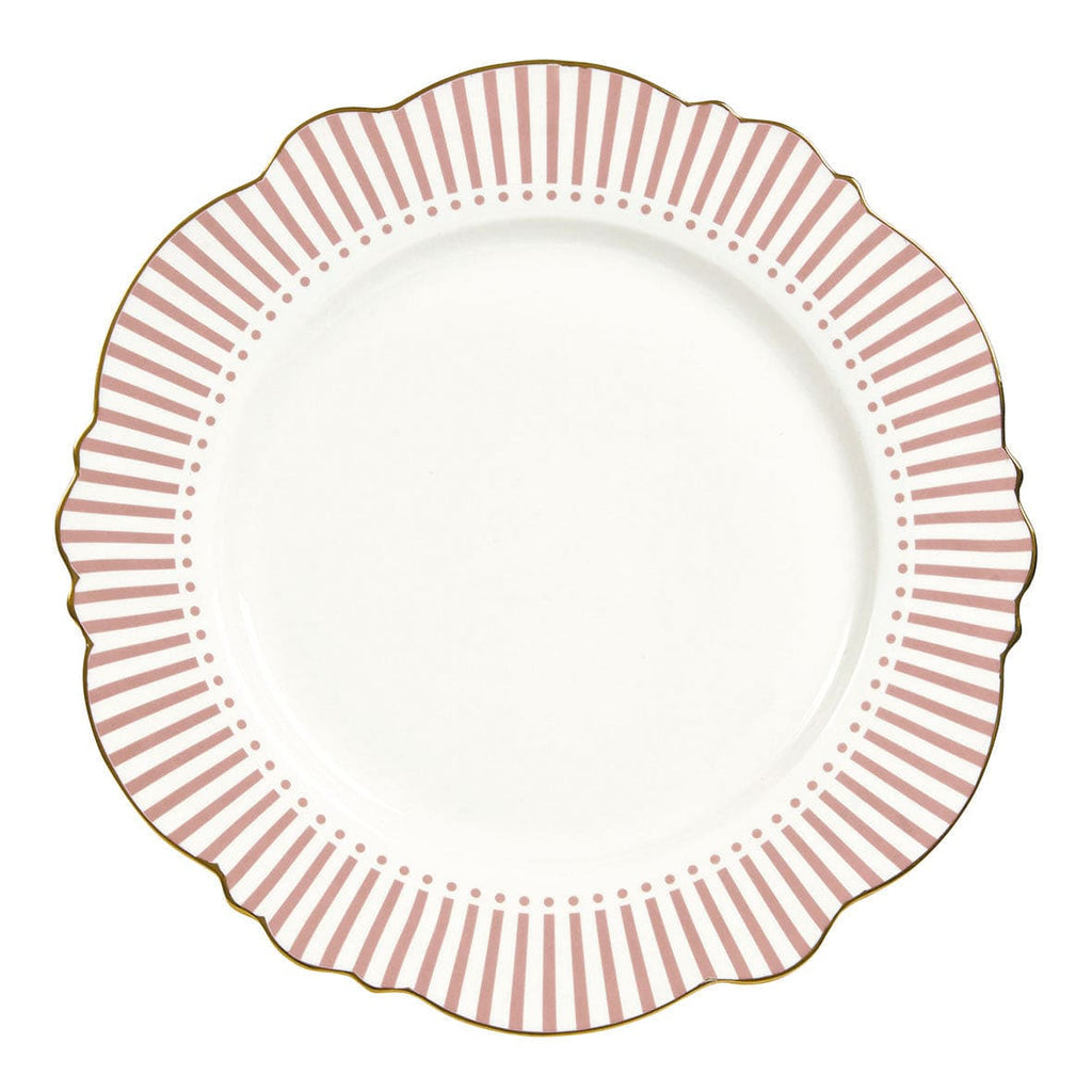 Dinner Plate Mrs.Recamier - Pink.
