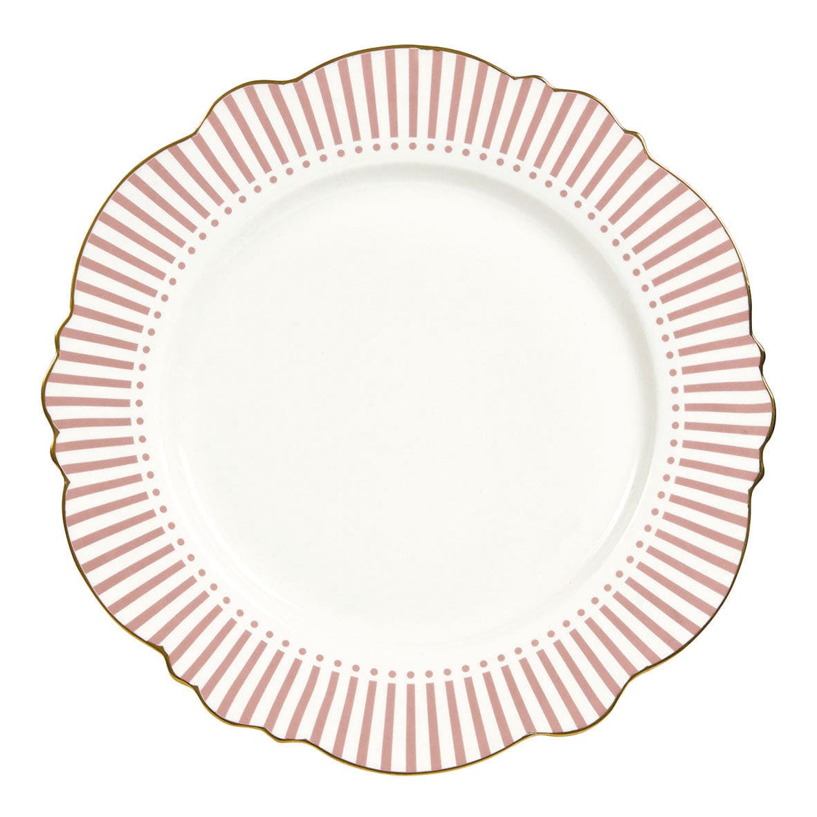 Dinner Plate Mrs.Recamier - Pink.