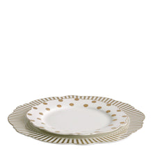 Lade das Bild in den Galerie-Viewer, Dessert Plate Mrs.Recamier - Gilded polka-dot
