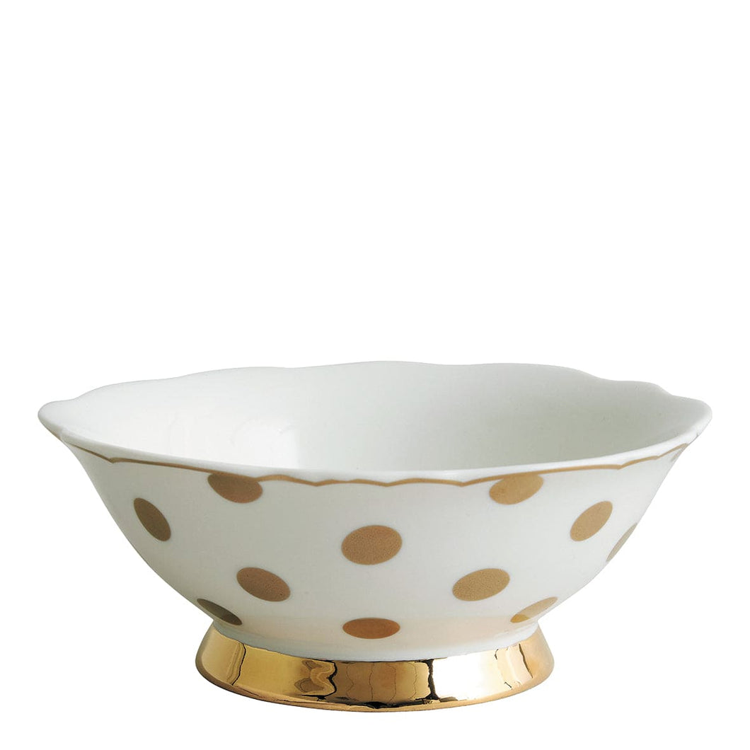 Bowl Mrs.Recamier - Gilded polka-dot