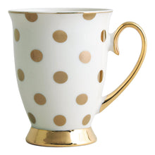 Load image into Gallery viewer, Mug Mrs.Recamier - Gilded polka-dot
