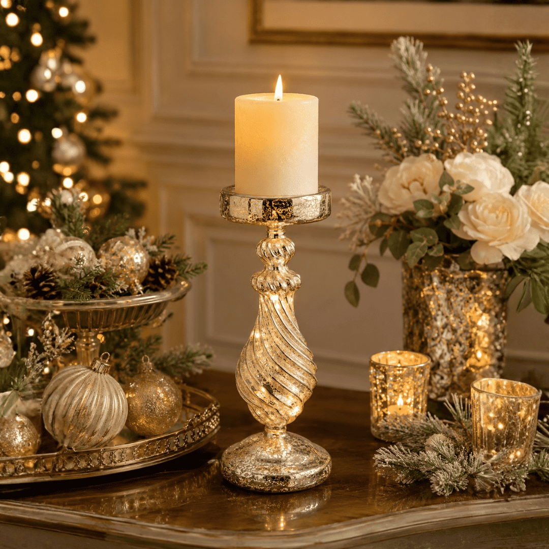 Luminous Twisted Candleholder.