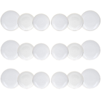 18-Piece White Porcelain Dinner Set with Gold Rim Metropolis | Elegant Tableware for 6.