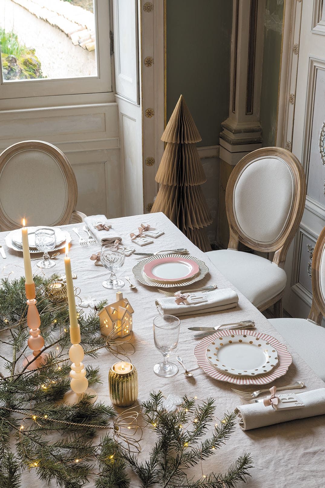 Assiette Plate Madame De Récamier - Gris Foncé | Mathilde M