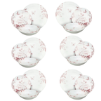 Moon Vie En Rose 18-Piece Pink Floral Porcelain Dinner Set for 6 | Elegant Romantic Tableware.