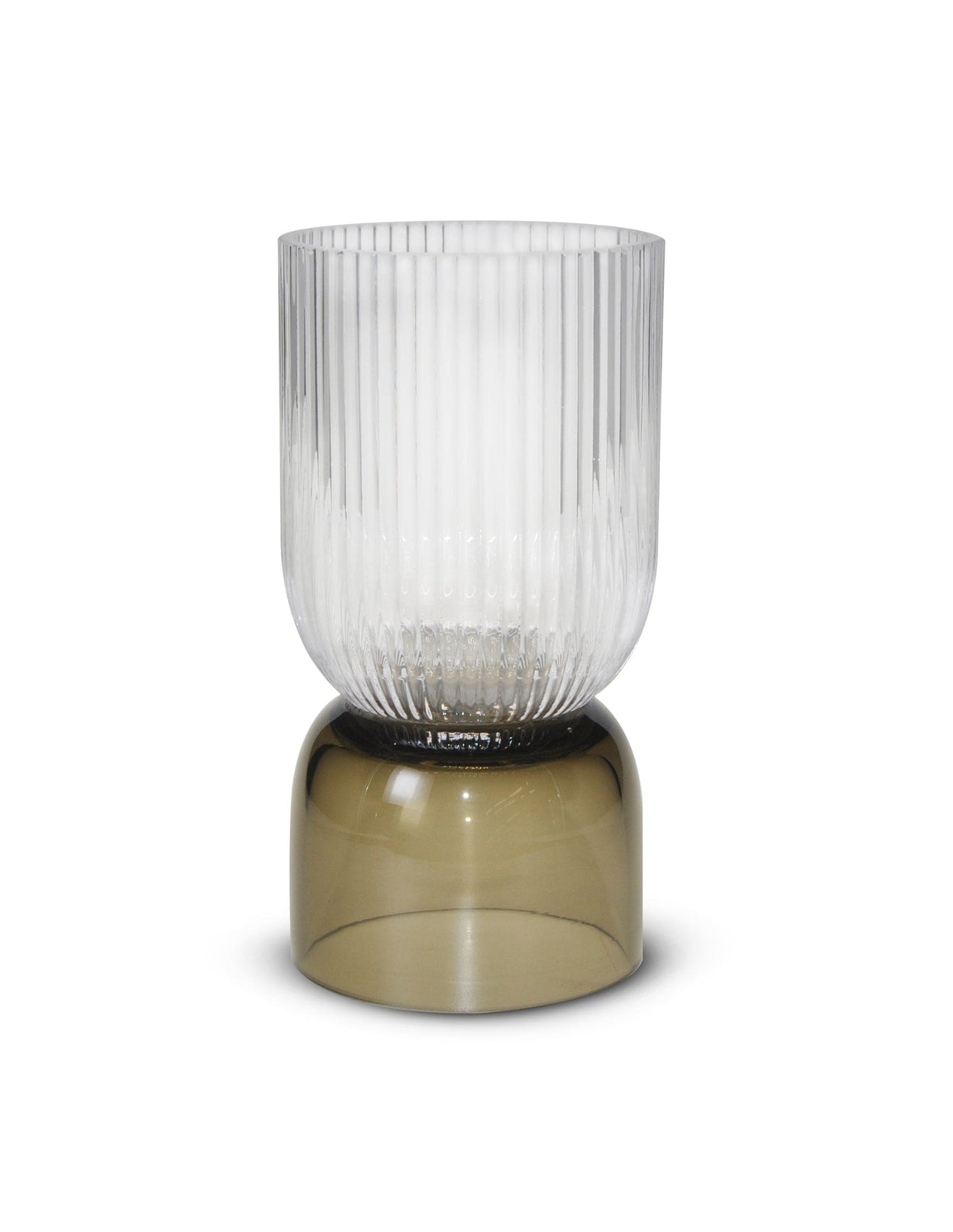 Glass Vase Clear Coffee.
