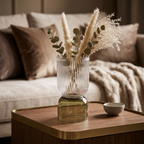 Glass Vase Clear Coffee | House Art