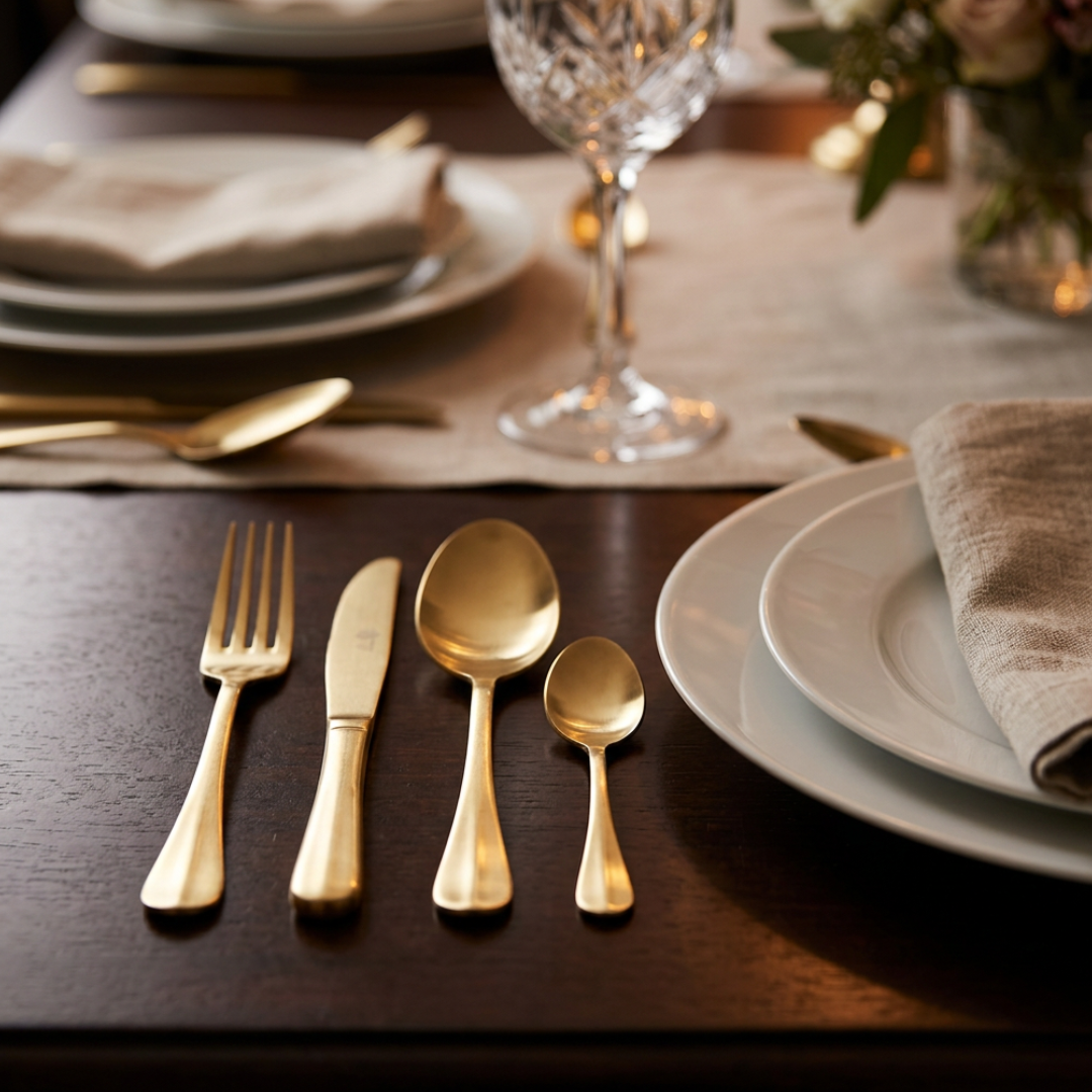 Cutlery Set 24 Gold | House Art
